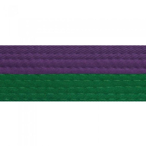 BOLD LOOK HALF ORANGE WITH HALF COLOR BELTS-PURPLE/GREEN-1